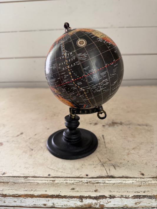 Offset Globe on a pedestal