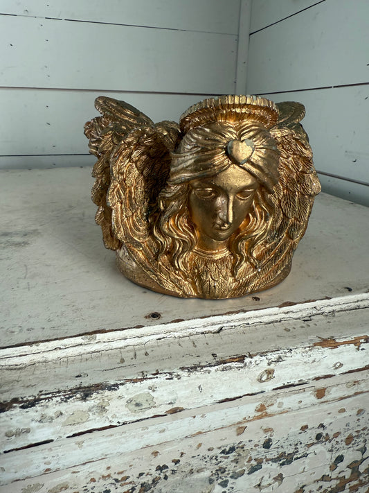 Gold Angel Candleholder