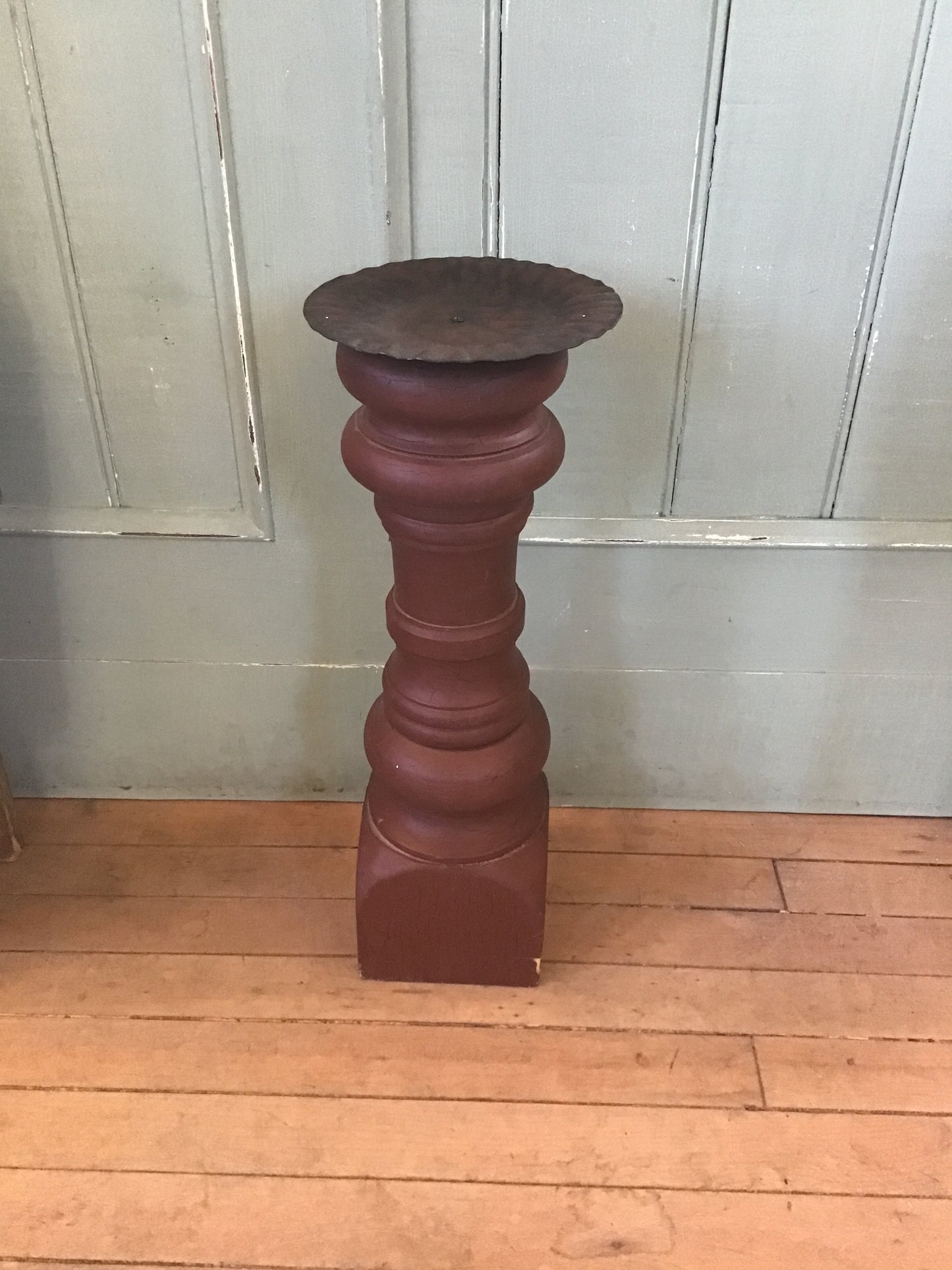 Oversized Red Candlestick