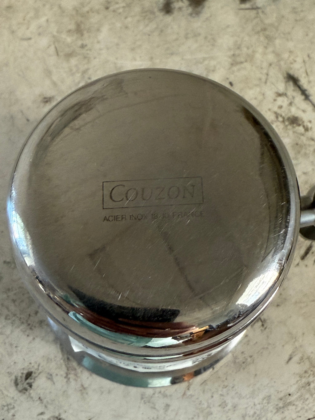 Jean Couzon Acier Inox 18/10 Stainless Steel Creamer made in France