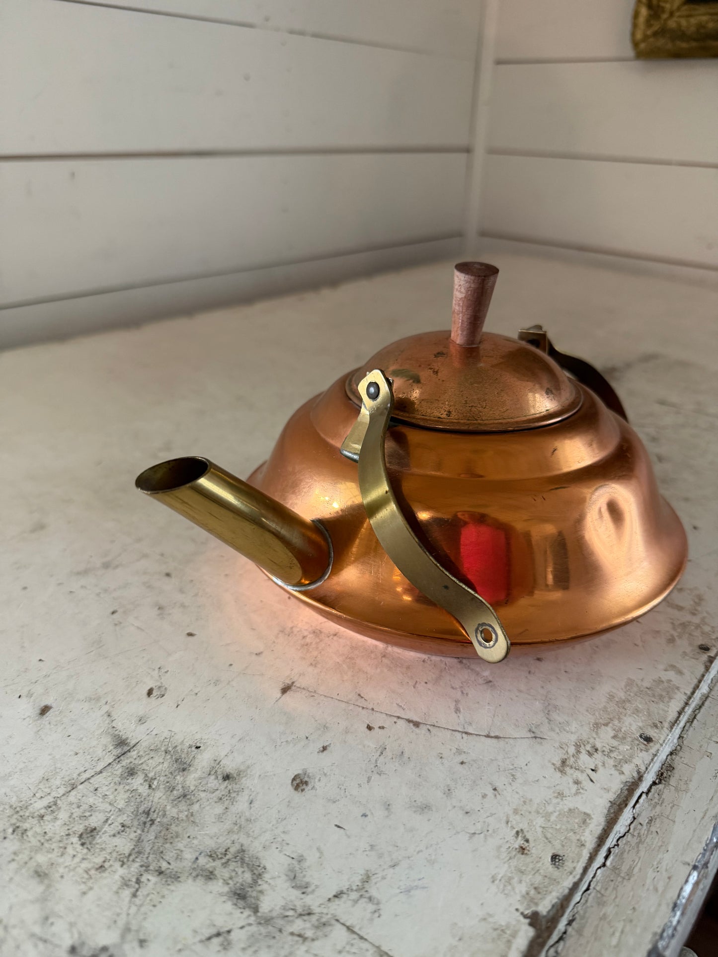 Copper tea pot Zeb will fix handle