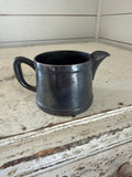 Vintage EPNS creamer has cracked perfect for flower arrangement