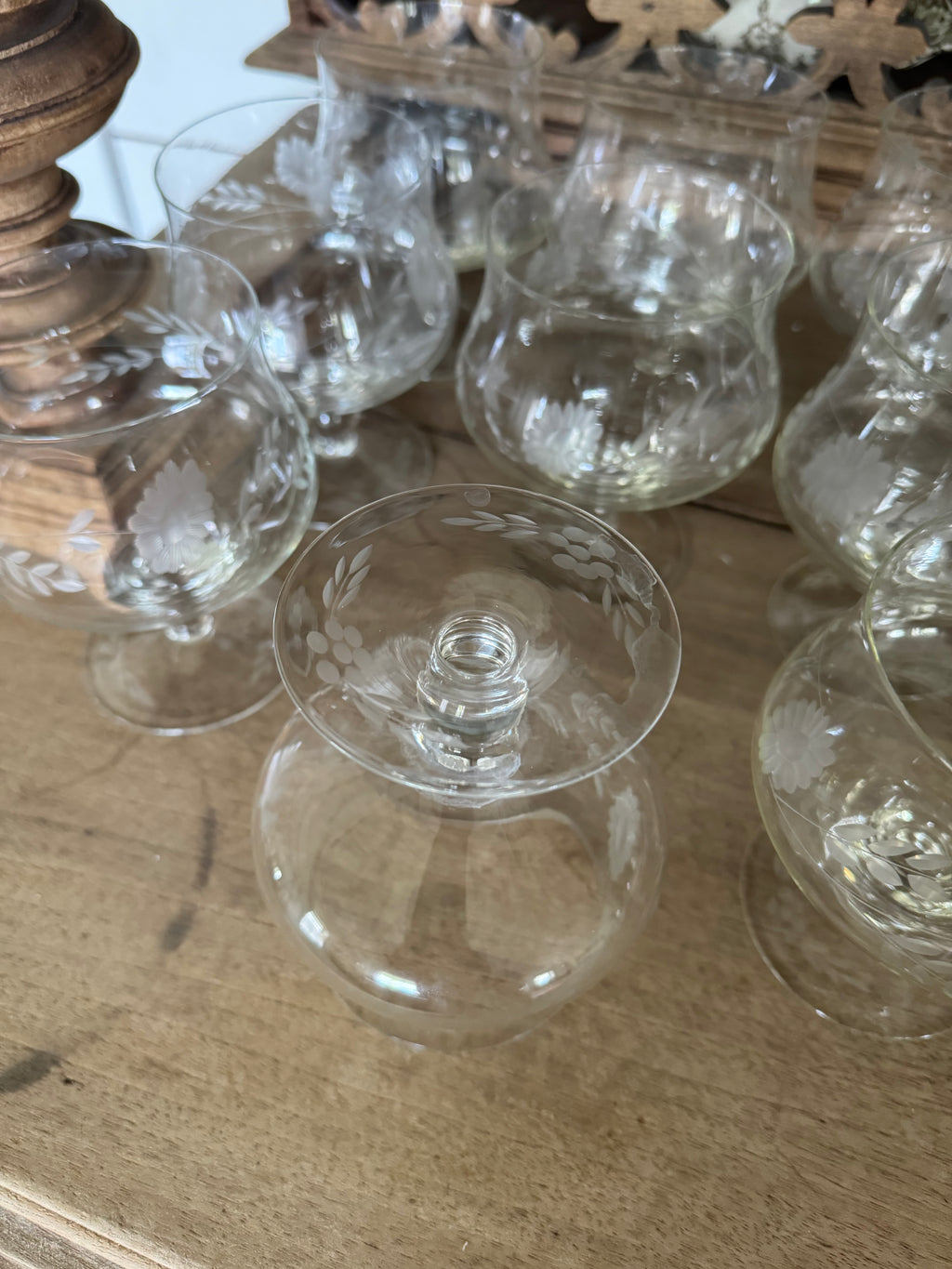 Princess House Etched Goblet - sold individually