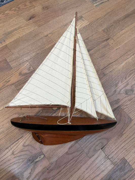 Handmade sailboat