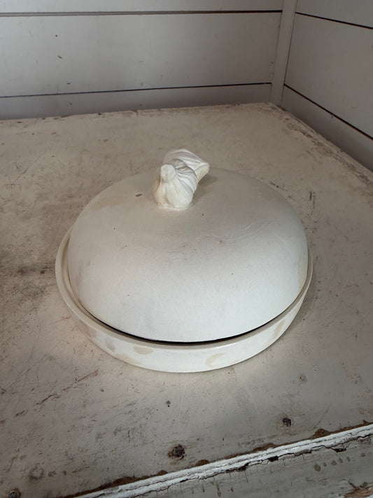 Vintage Cream Garlic Roaster