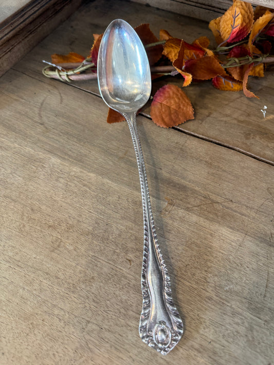 Large Silverplate Serving Spoon