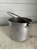 Vintage Aluminum Pot has imperfect bottom would be good for planting