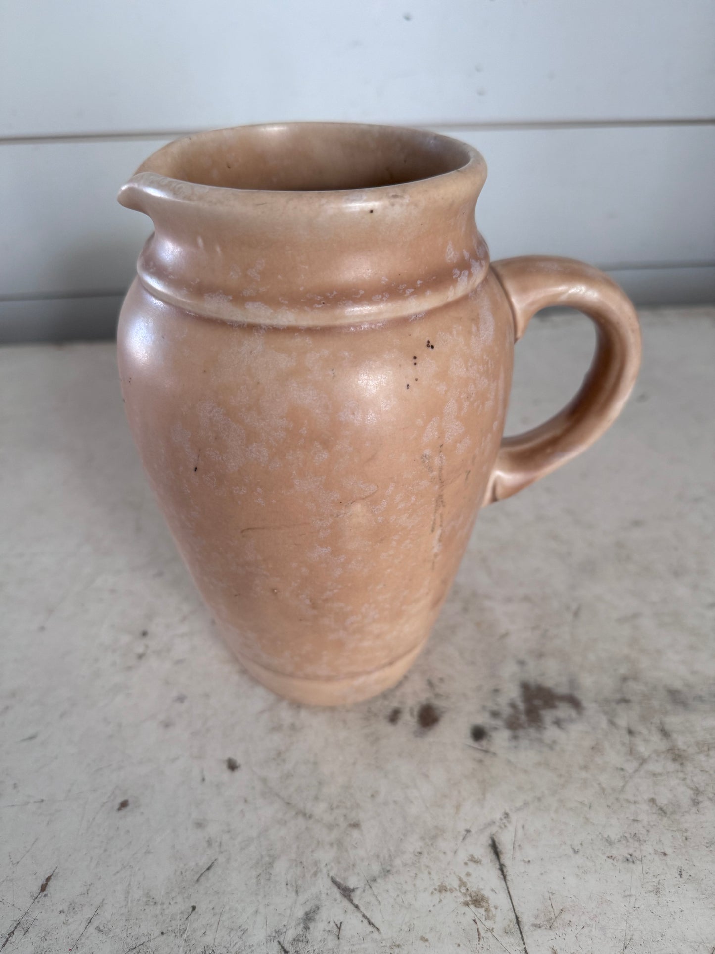 Brown Stoneware Pitcher Kensington England