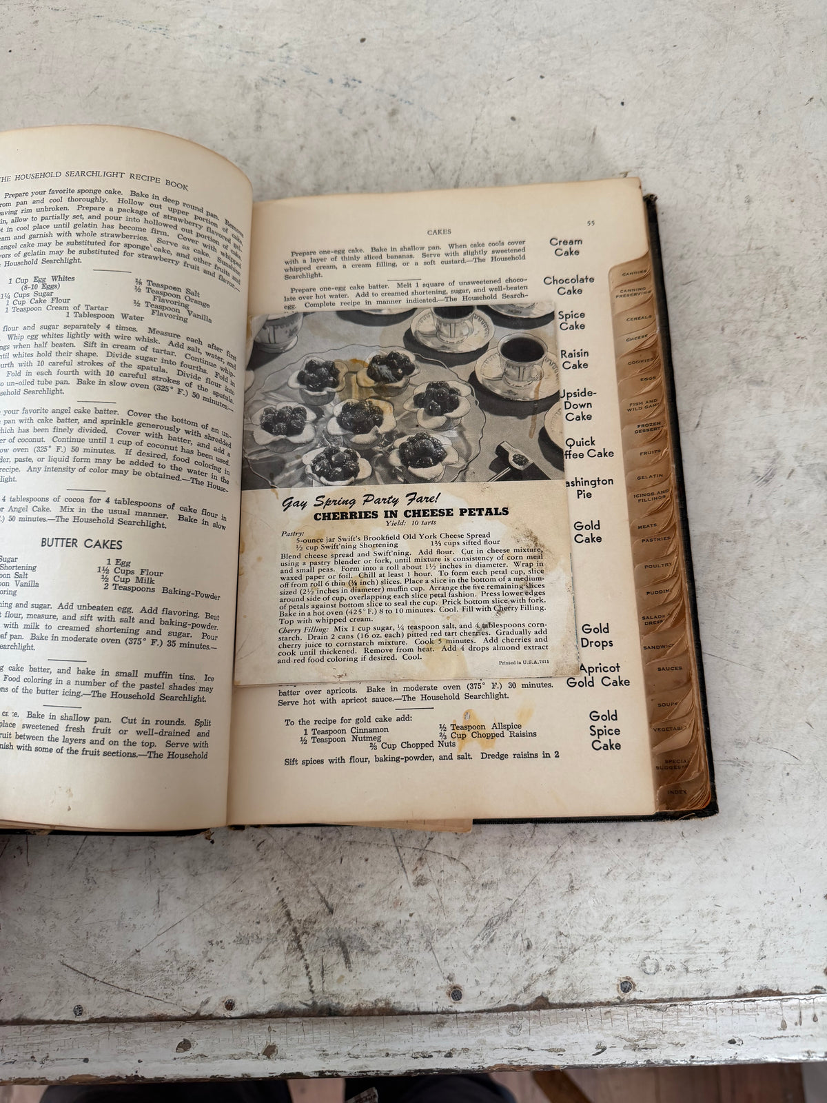 The household search light recipe book