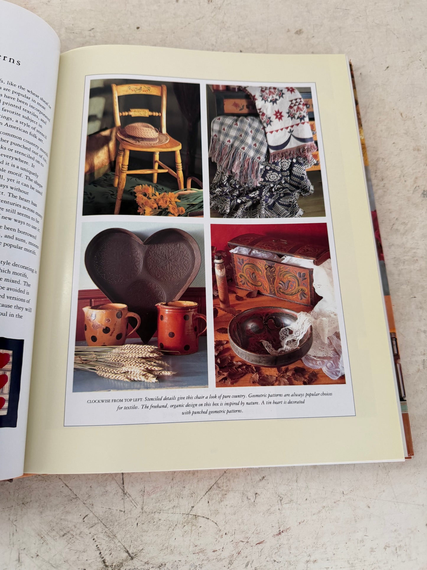 Glorious Country Foods Crafts Decorating Book Hardcover