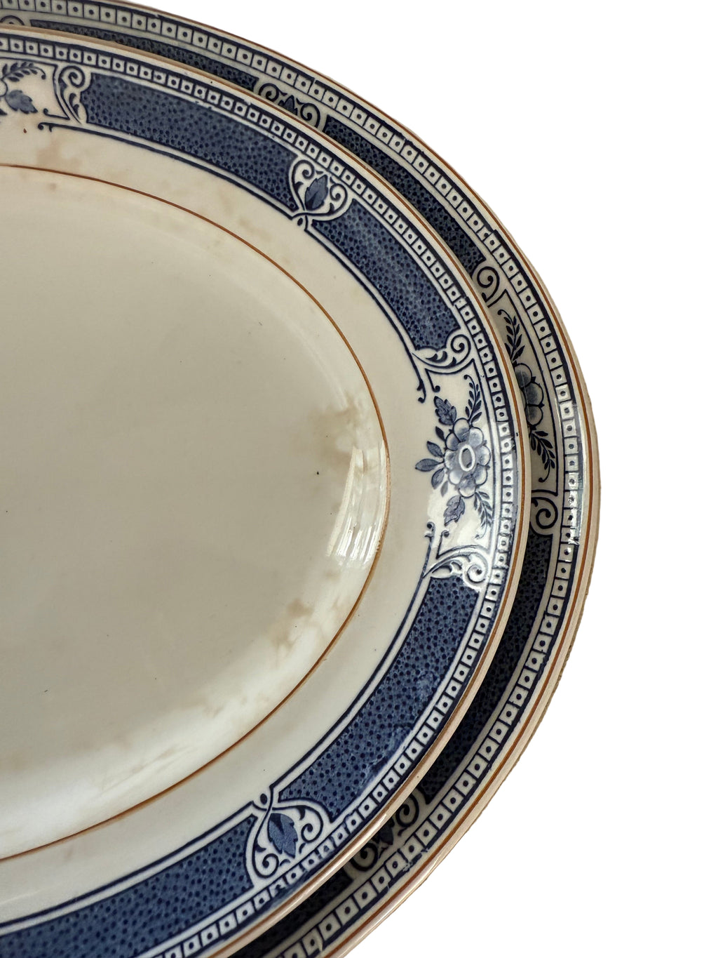 Set of Antique Bristol Ironstone Platters