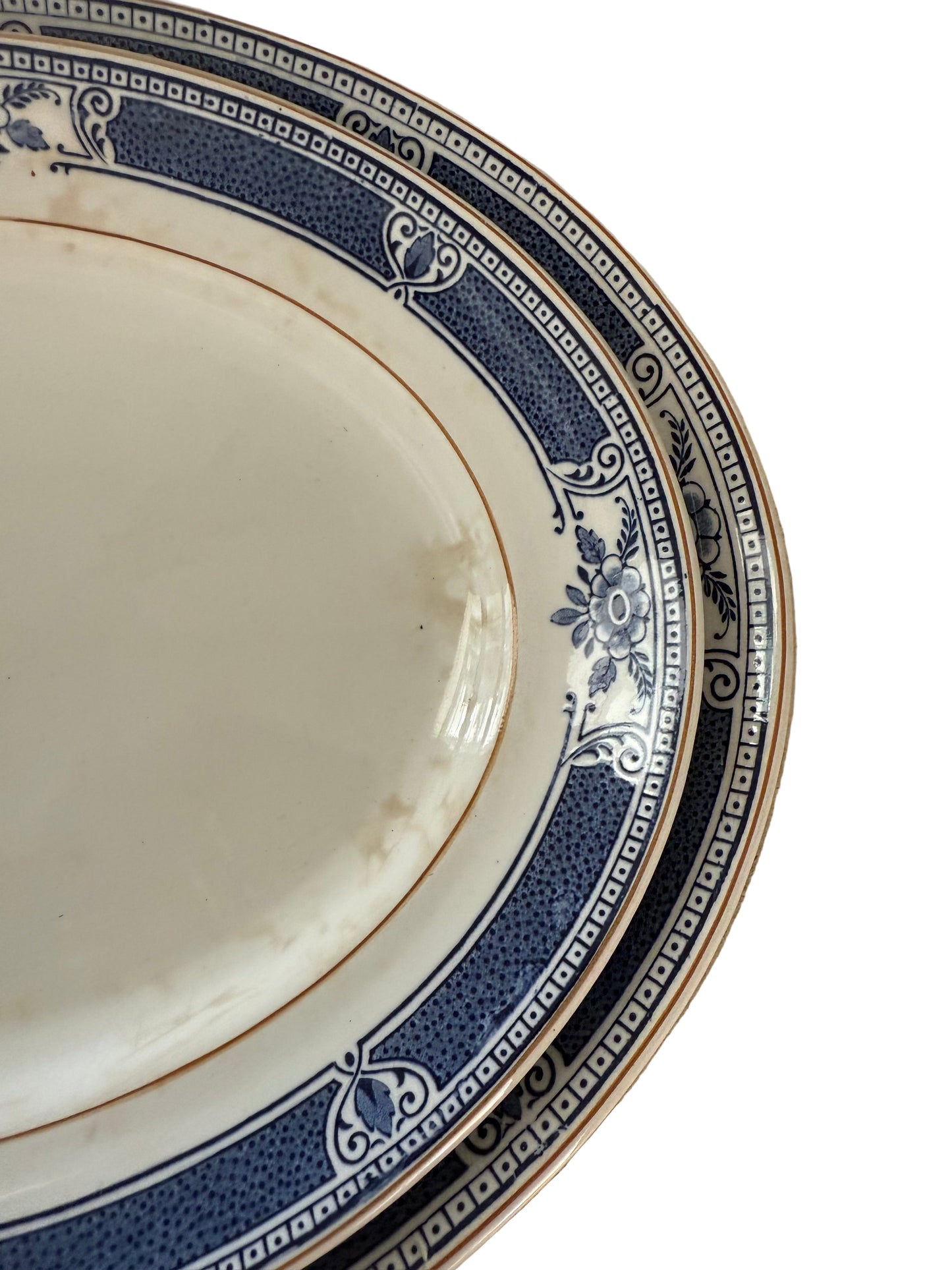 Set of Antique Bristol Ironstone Platters