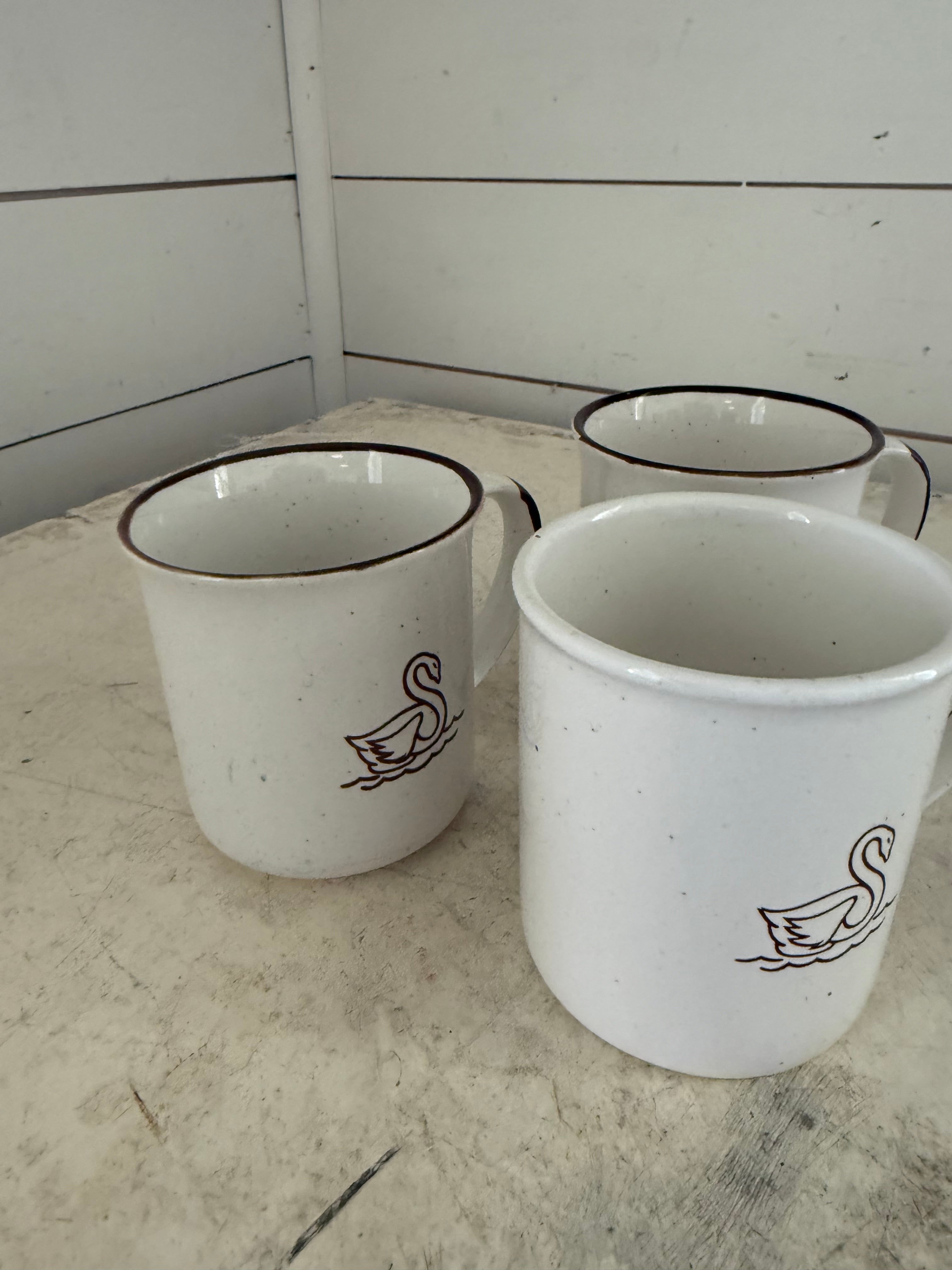 Vintage Schwans Food Company Speckled Mug Stoneware - sold individually
