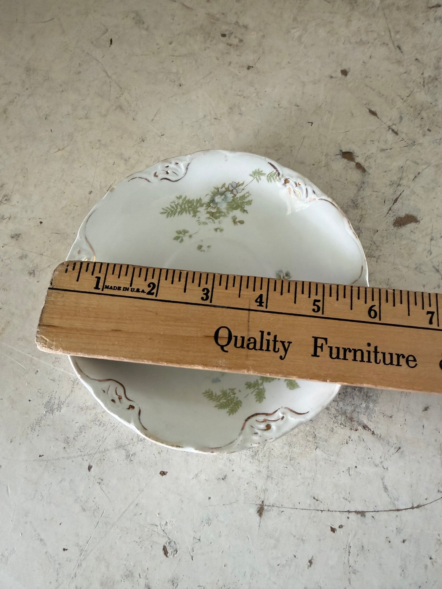 Vintage J & G Meakin Hanley England Dainty Floral Ironstone saicer Plate