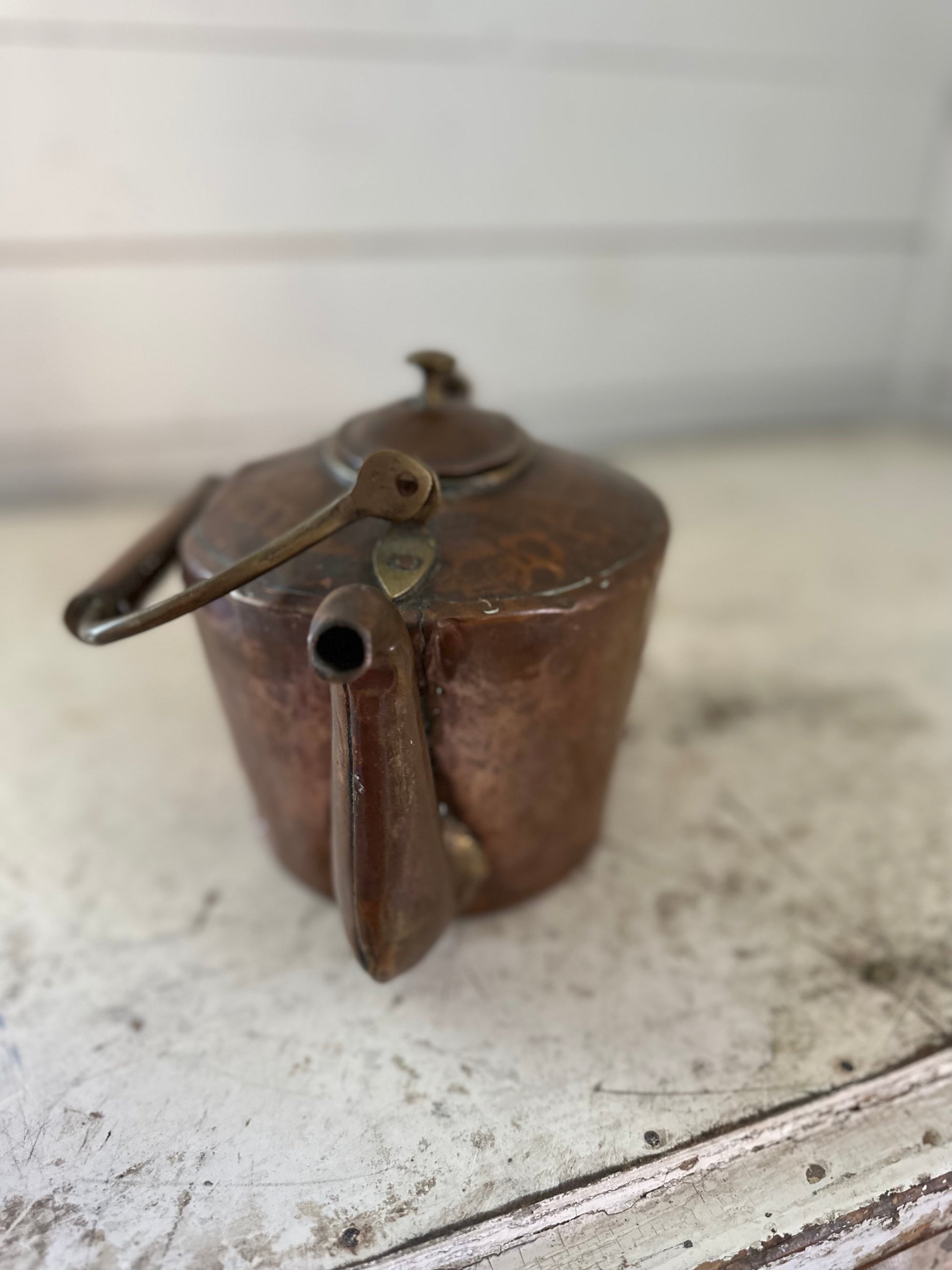 Vintage Early 1900s English Electric Copper Kettle by Premier