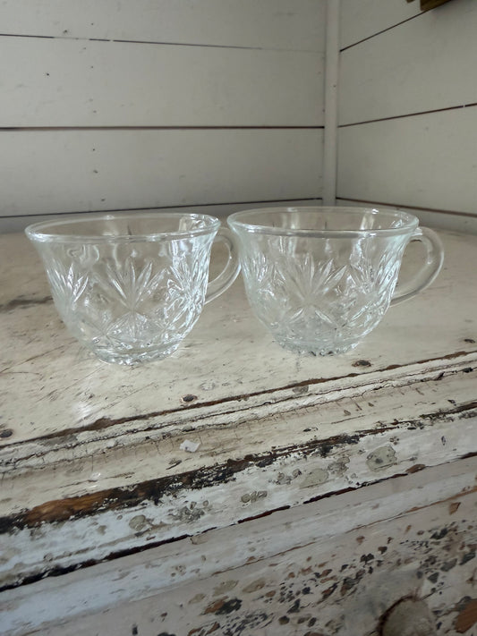 Hazel Atlas Heritage Stars Punch Cups - Sold Individually