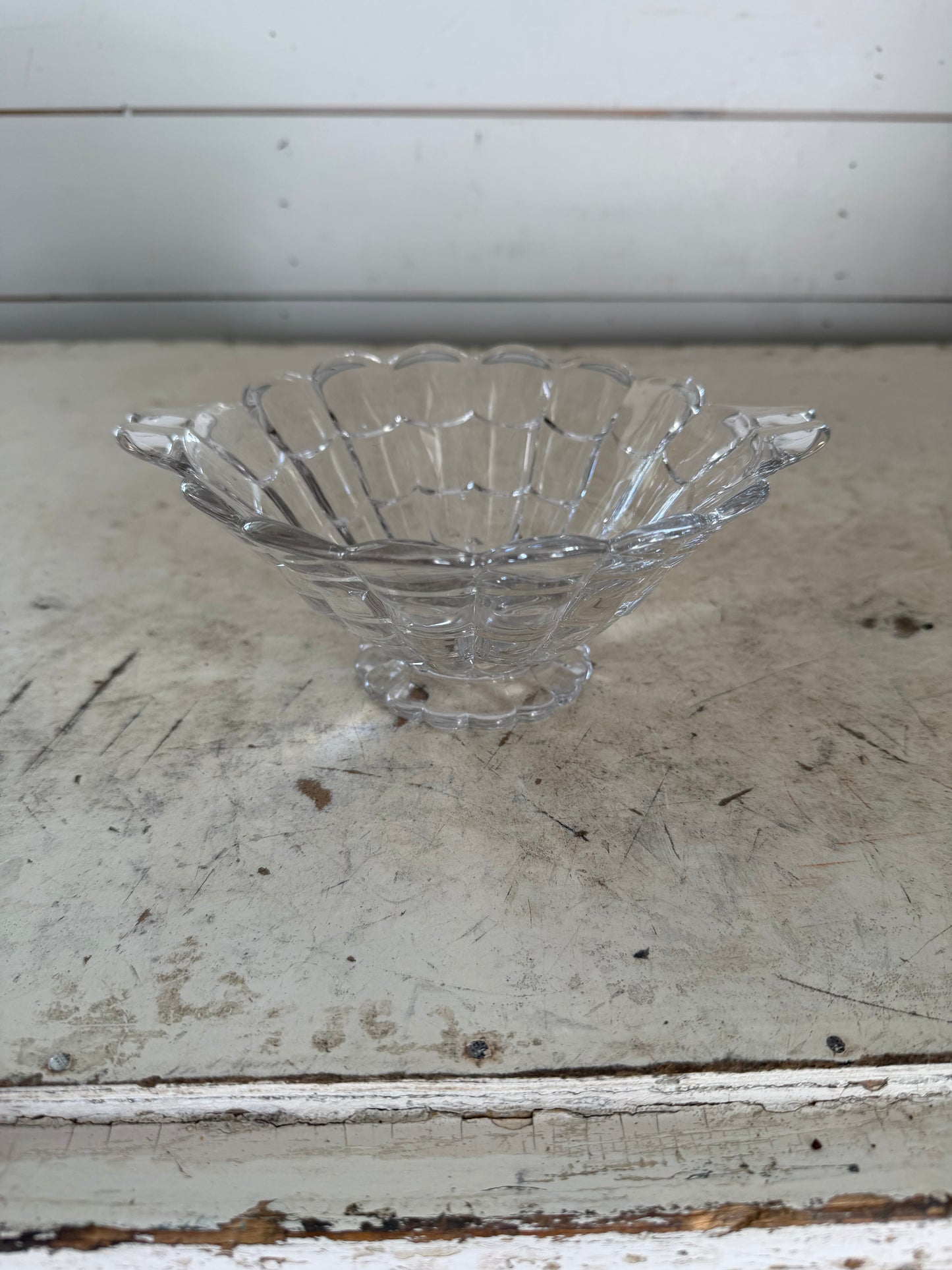 Clear Glass Bowl Cambridge Cascade Style