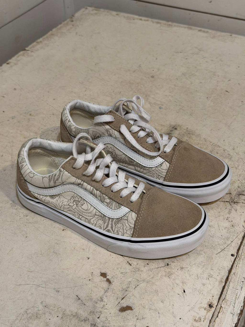 Vans Old Skool Desert Skulls Shoes mens 5.5 women’s 7