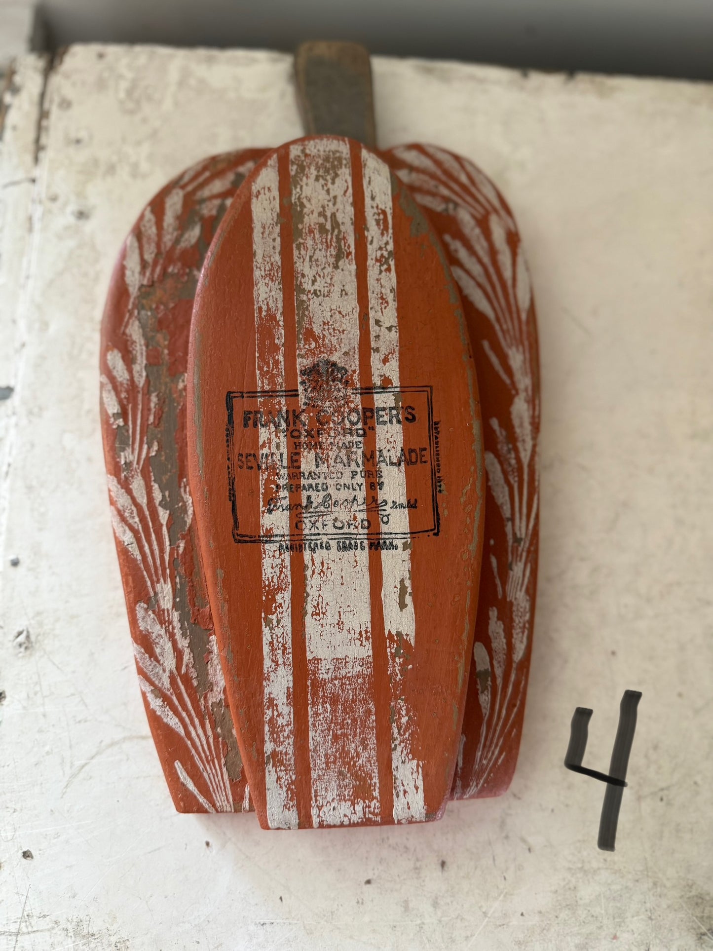 Hand cut Hand Painted & Stamped Pumpkins sold individually