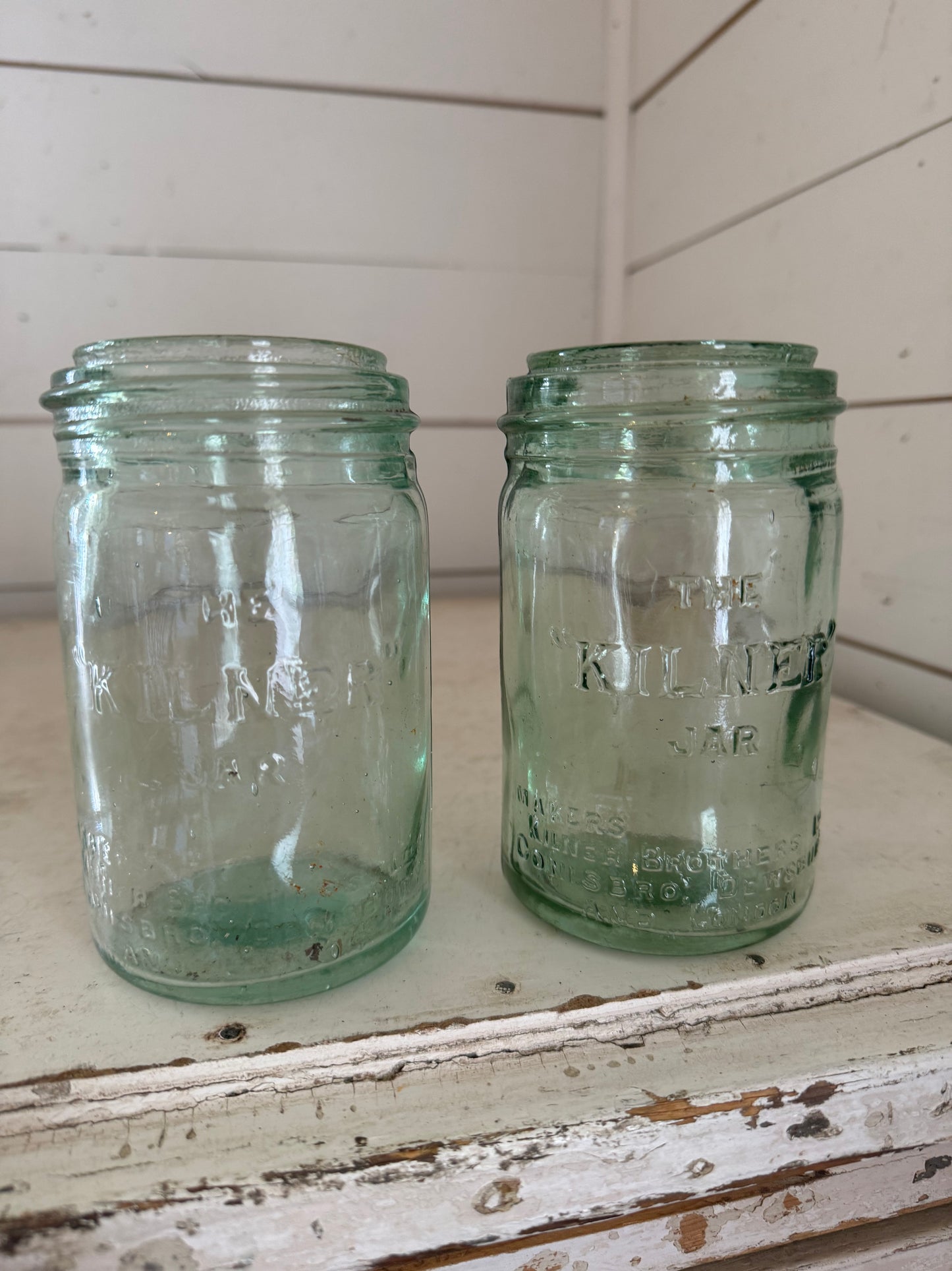 Late 19th Centure English Kilner Canning Jar - Sold Individually