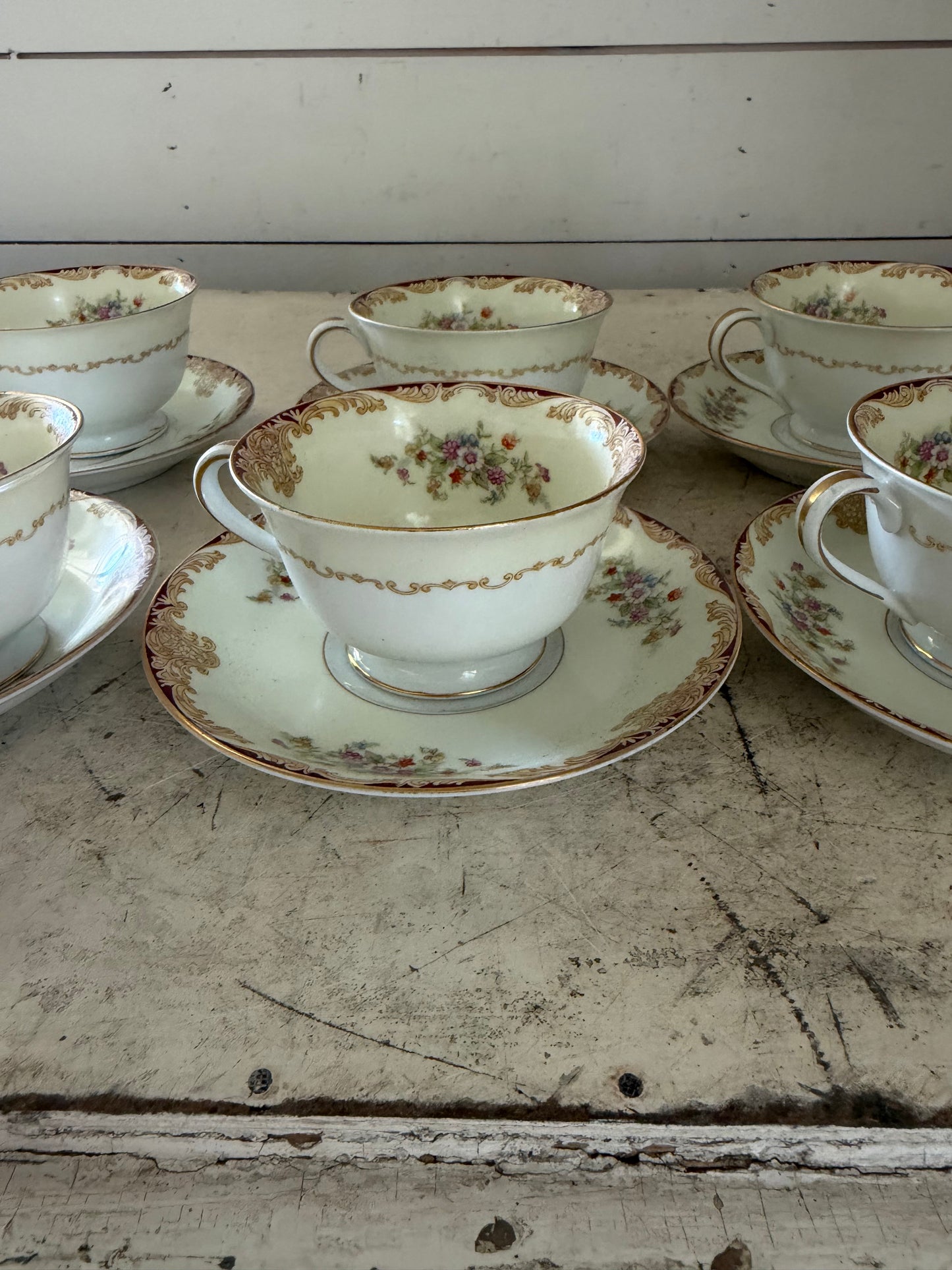 Vintage Noritake China - gold trim -occupied Japan - sold individually