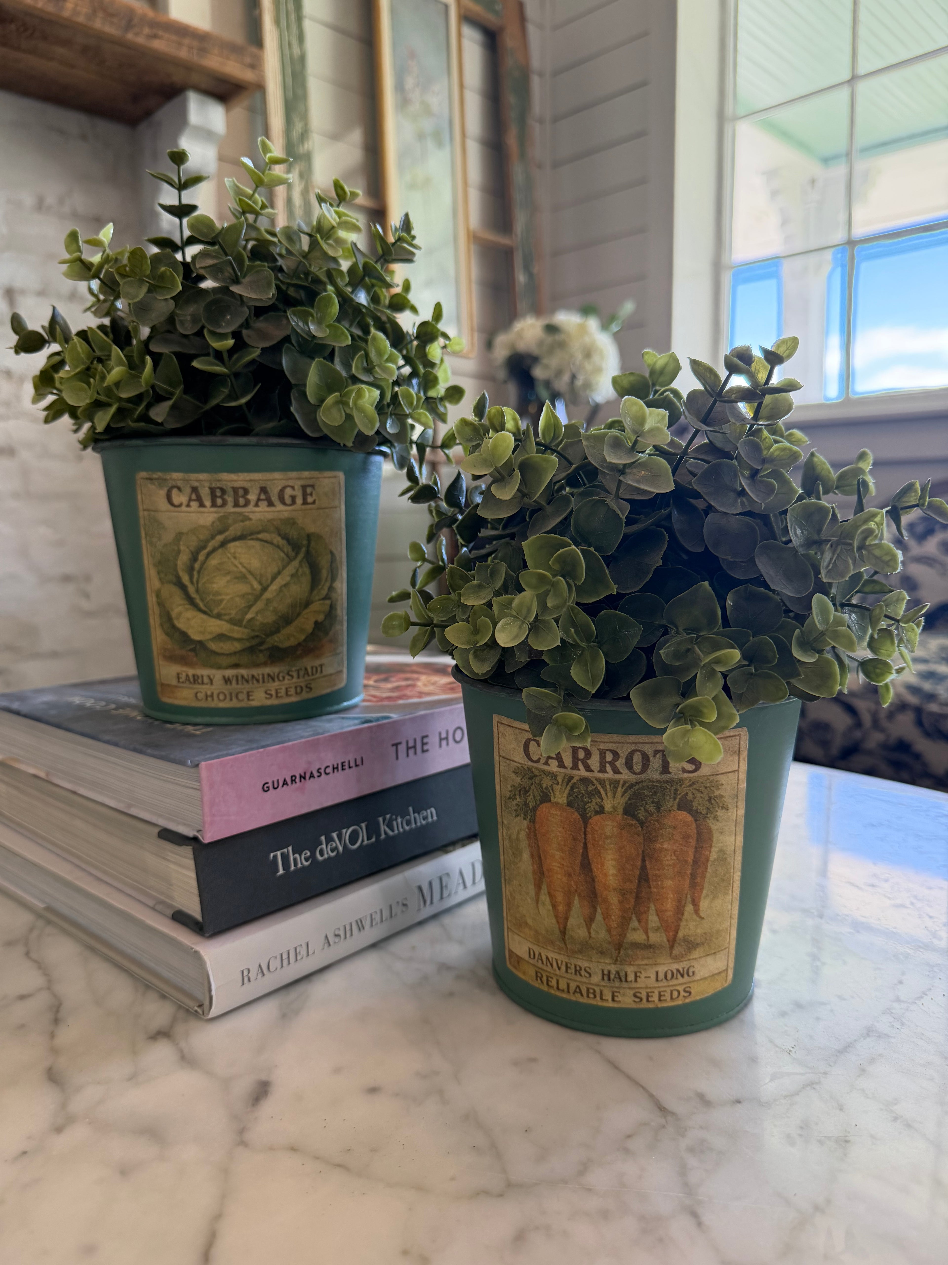 Small Galvanized bucket lsold individually floral not included