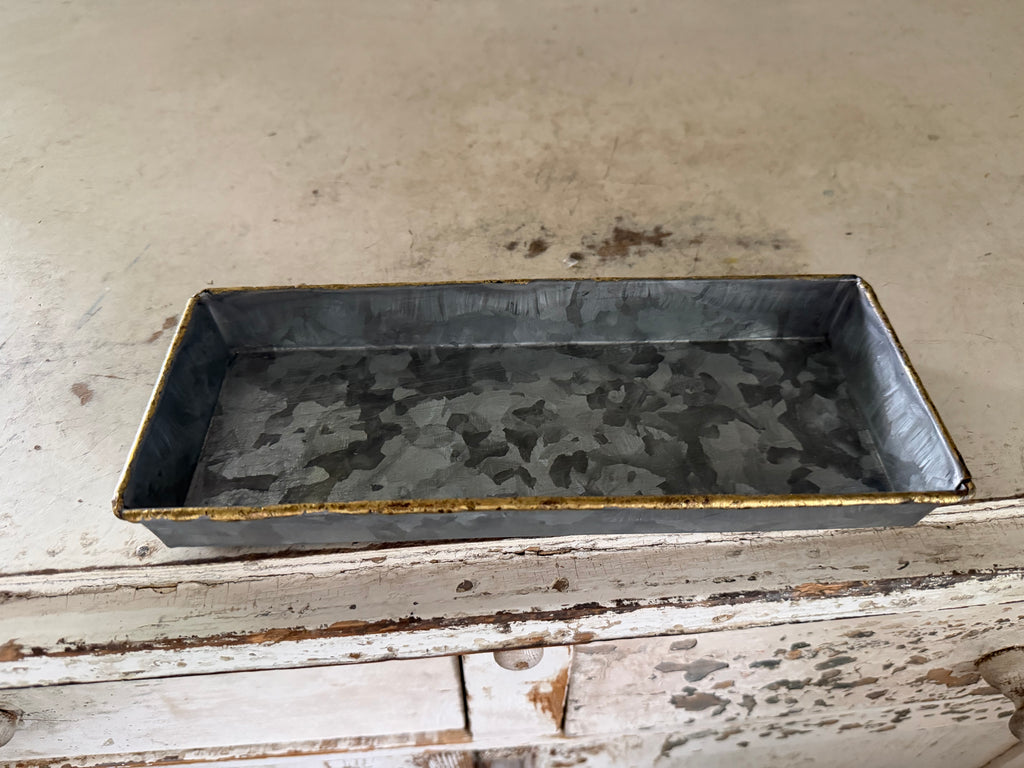 Galvanized tray will get makeover