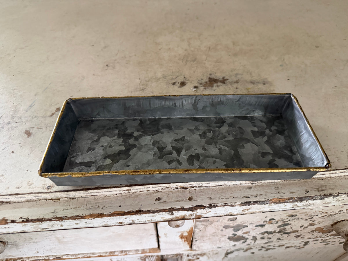 Galvanized tray will get makeover