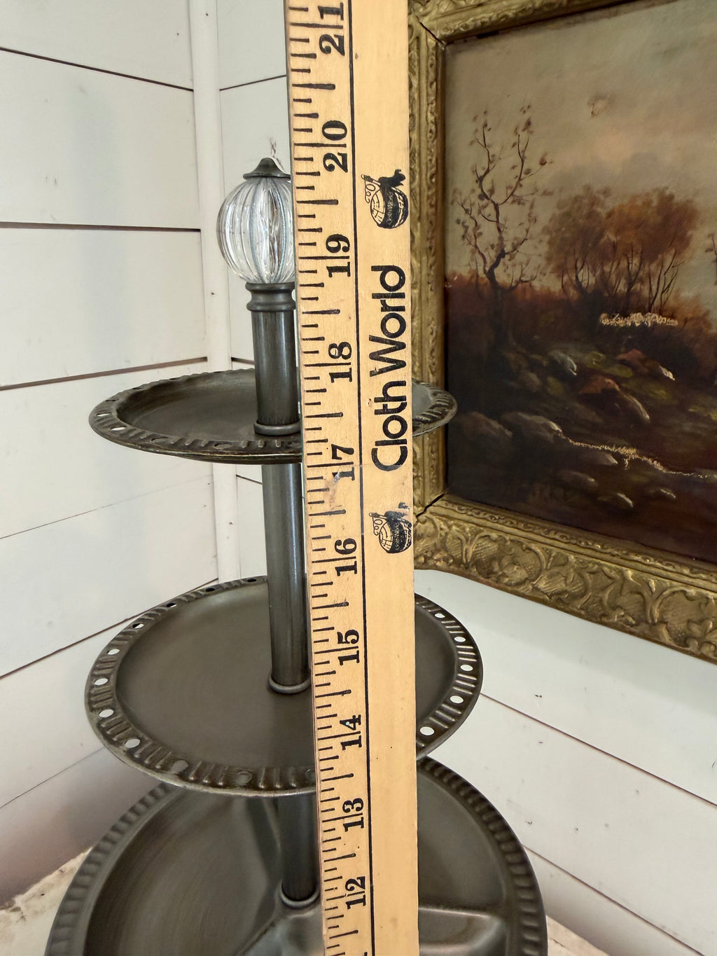 Metal Three Tier Tray