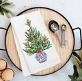 Tea Towel Chinoiserie Christmas Tree