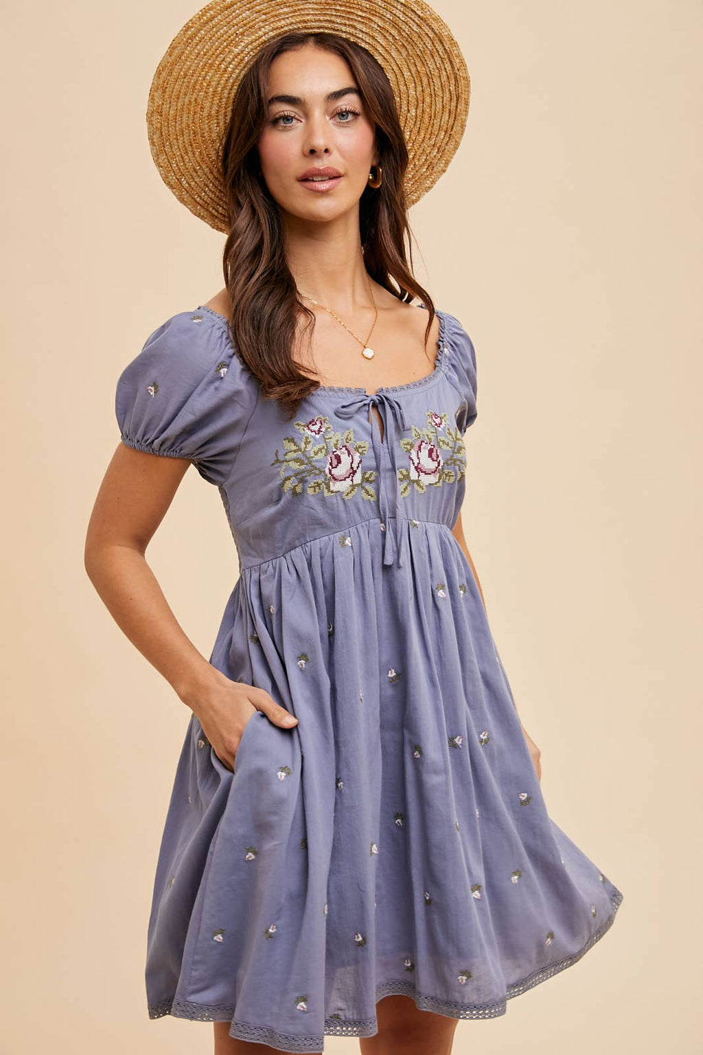 Embroidered Dress