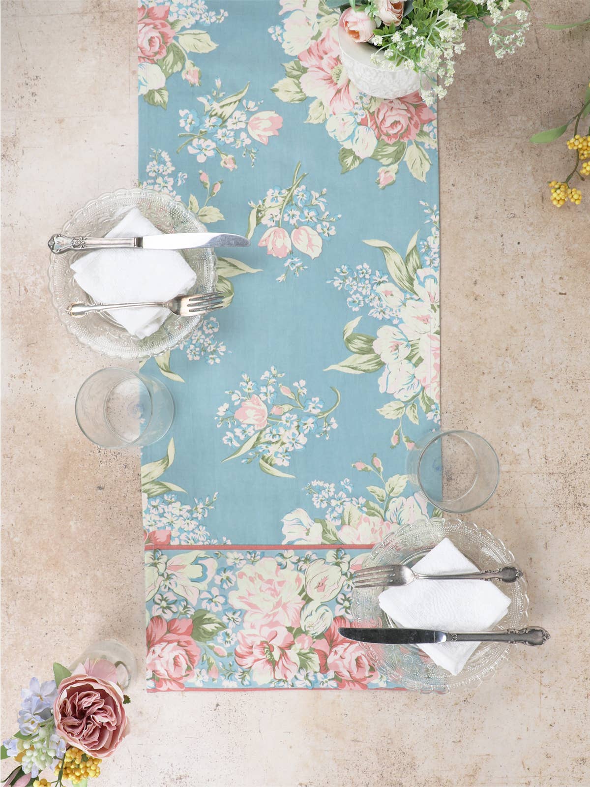 April Cornell Blanche Runner - Mist