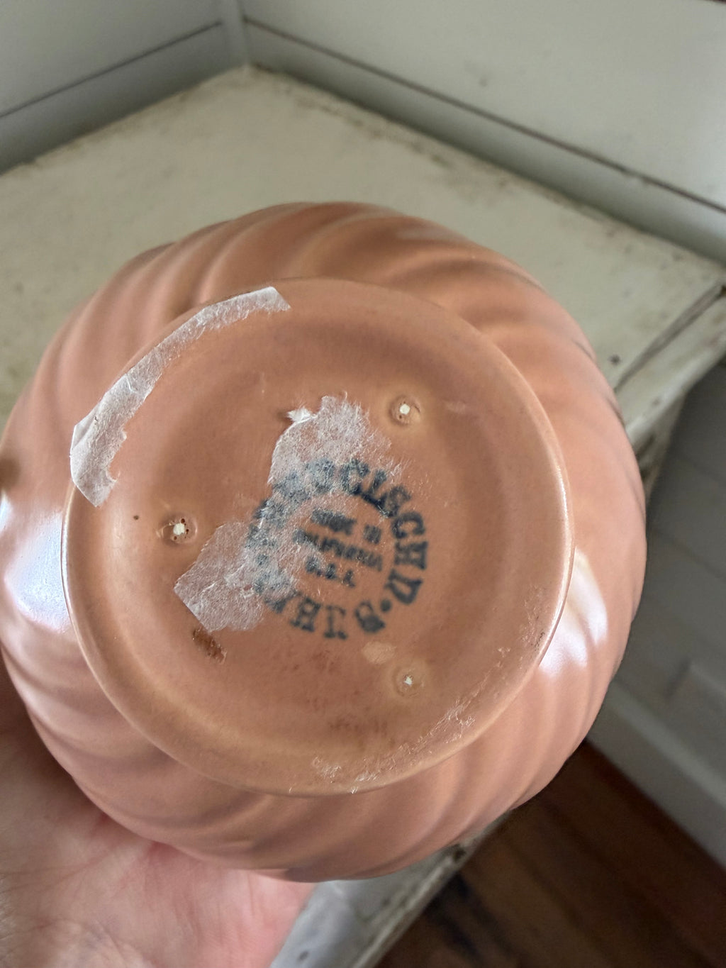 Franciscan Ware Coronado ceramic creamer pitcher in gloss coral (or rose pink)