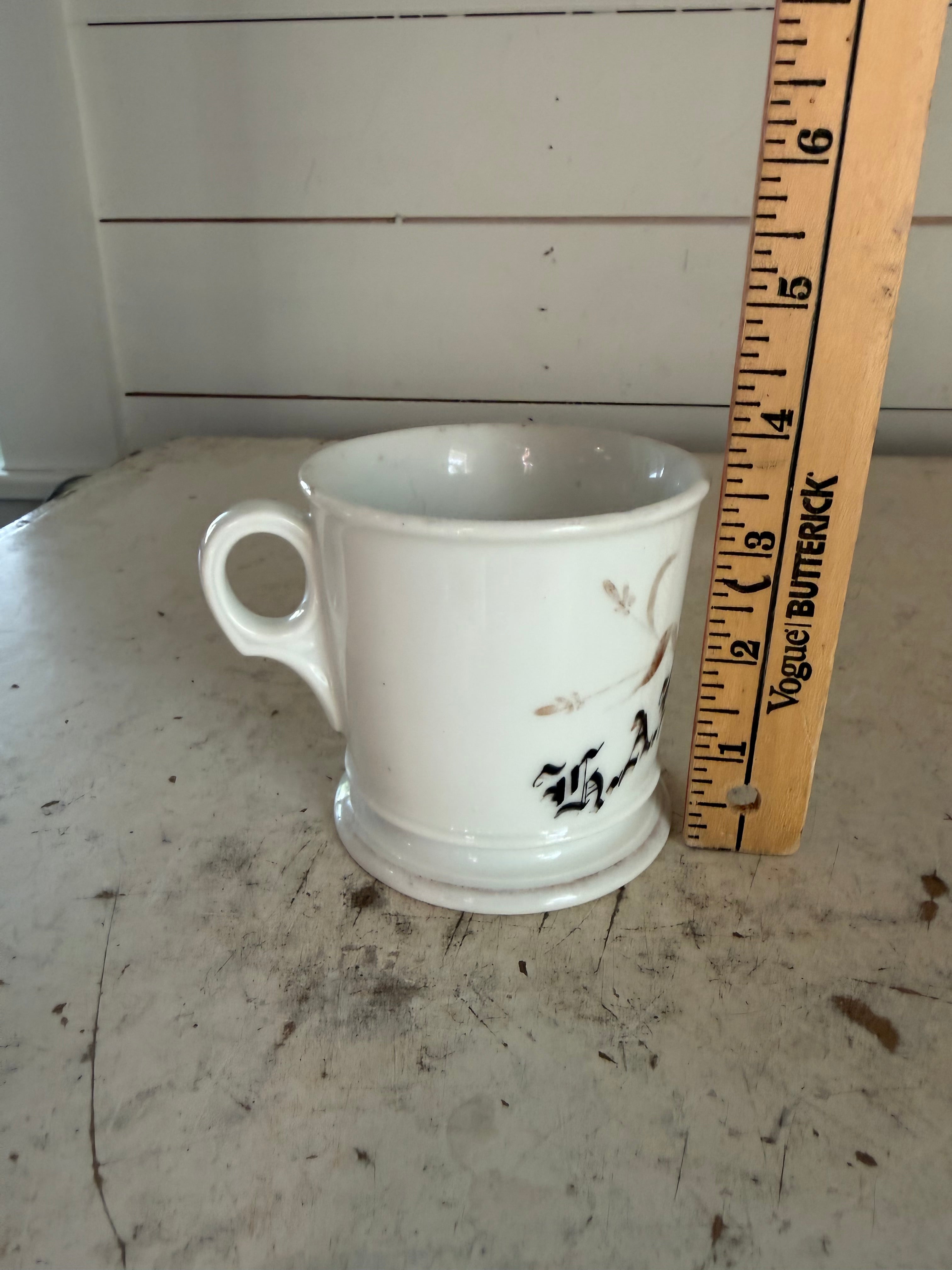 Vintage French shaving mug