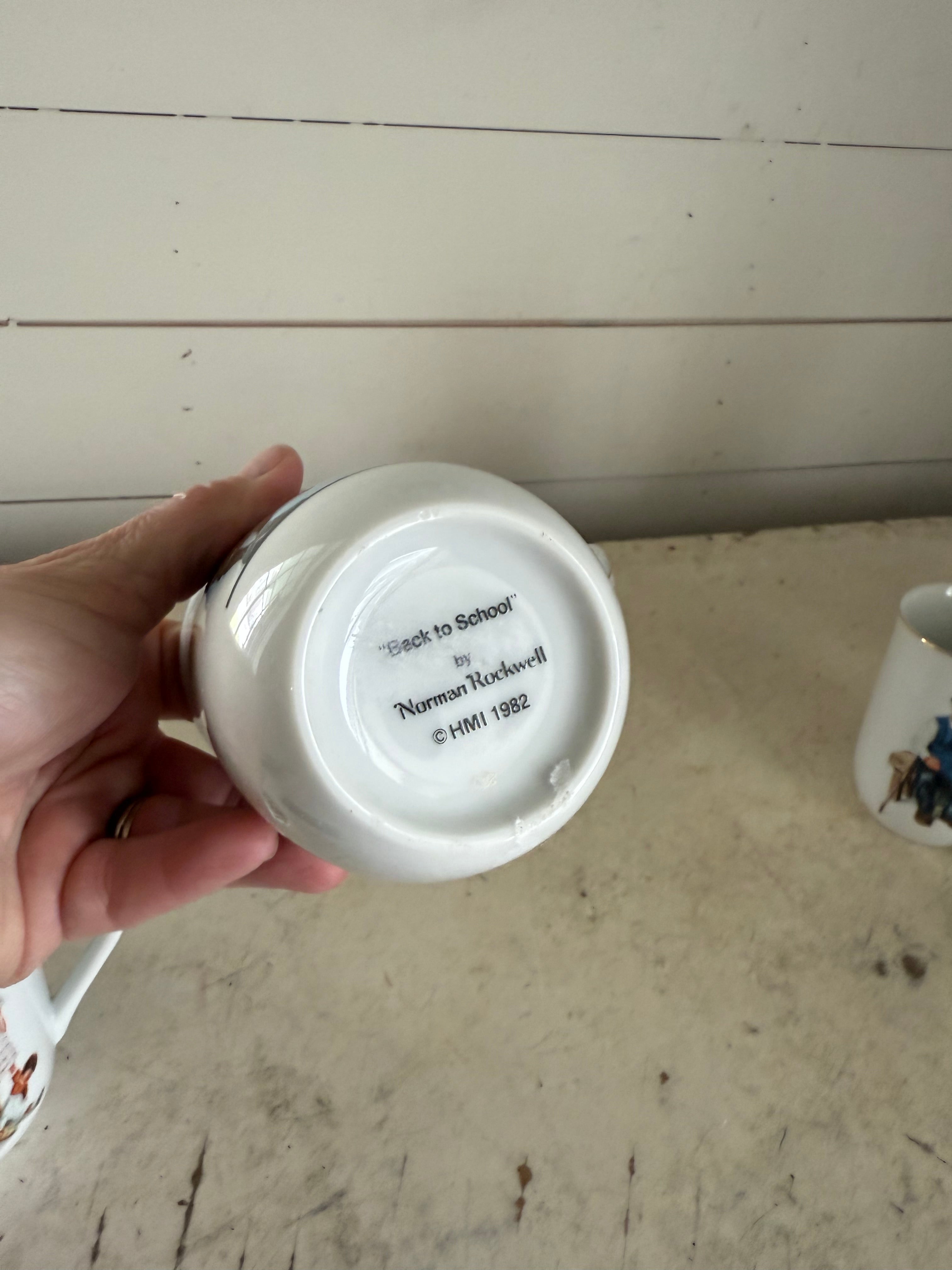Norman Rockwell Collectible Mugs