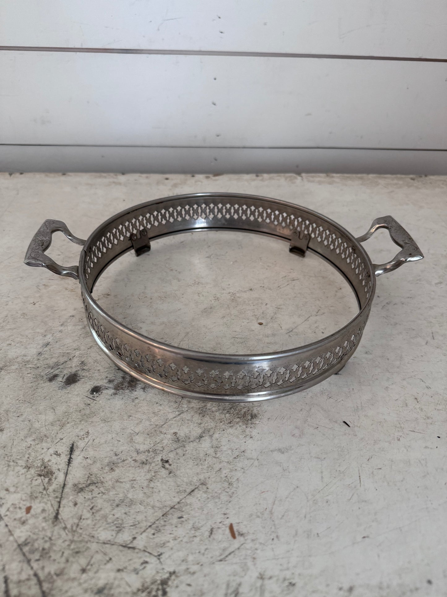 Silver Plate Casserole Stand Holder