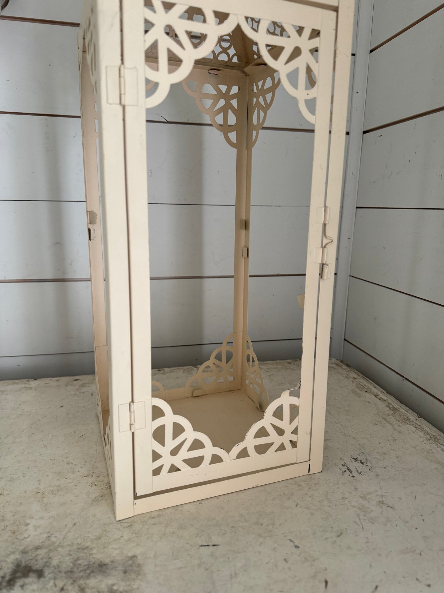 Oversized Cream Lantern