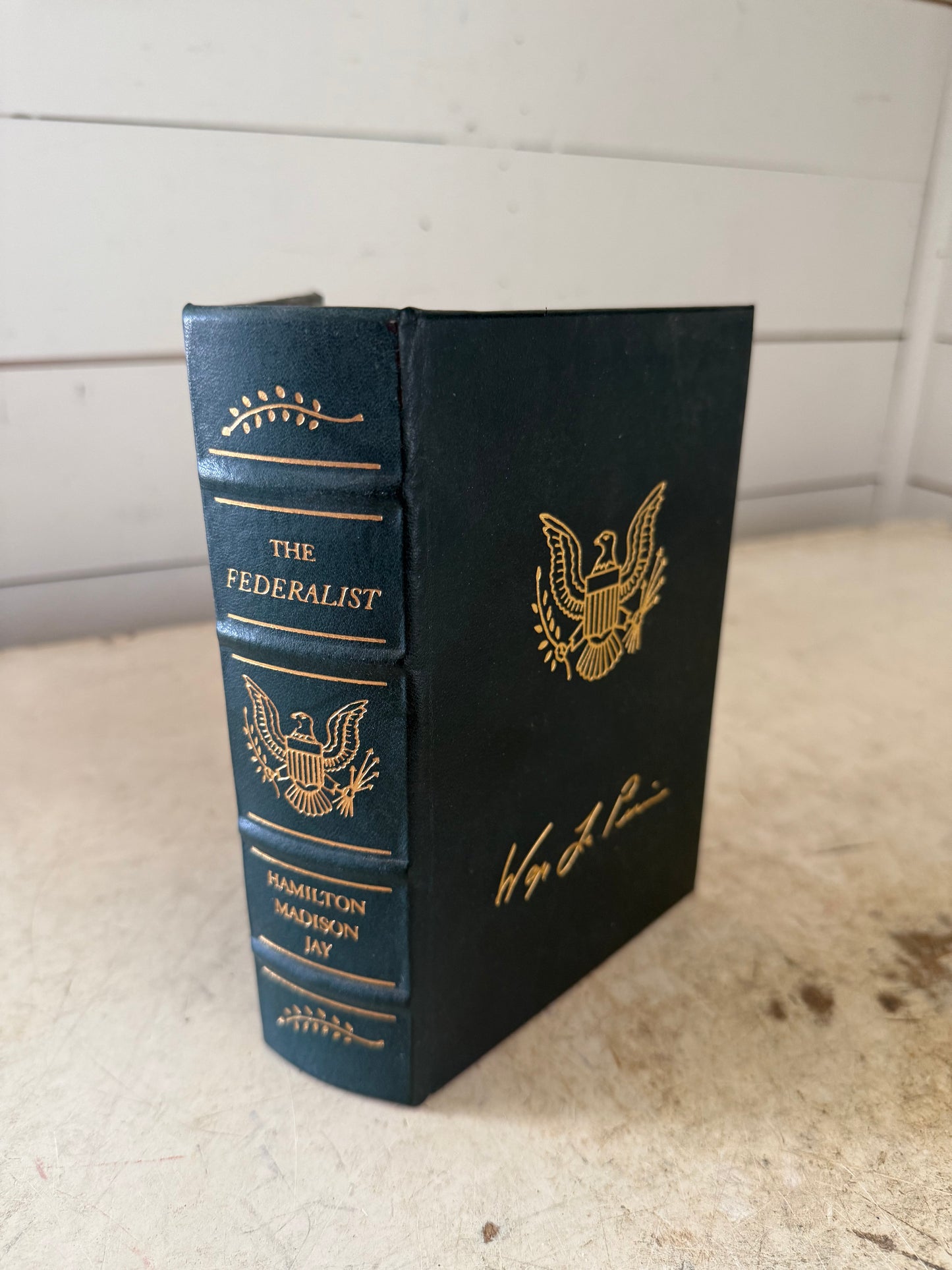 The Federalist Papers, written by Alexander Hamilton