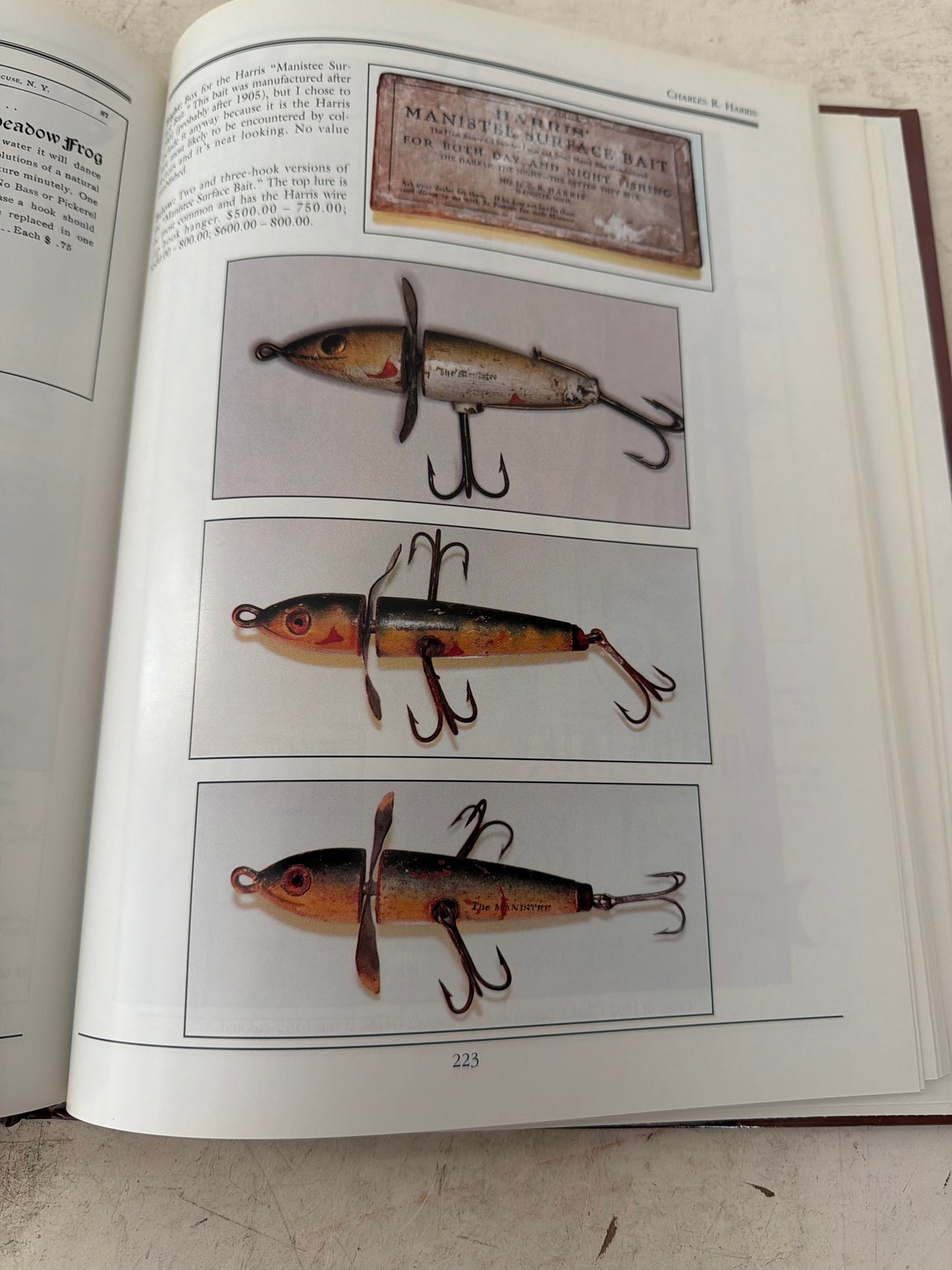 19th Century Fishing Lures: A Collector's Guide to U.S. Lures Manufactured Prior to 1901 by Arlan Carter.
