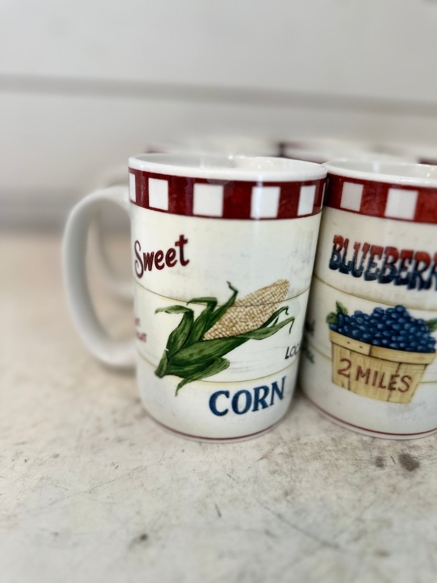 Home Trend Farm Stand Mugs Sold Individually