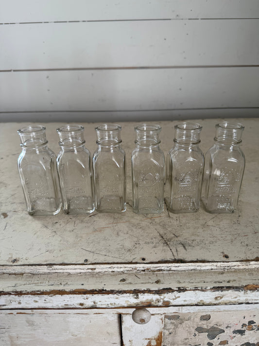 Sold individually Honey Acres Embossed Beehive 4 Ounces Pure Honey Glass Jars