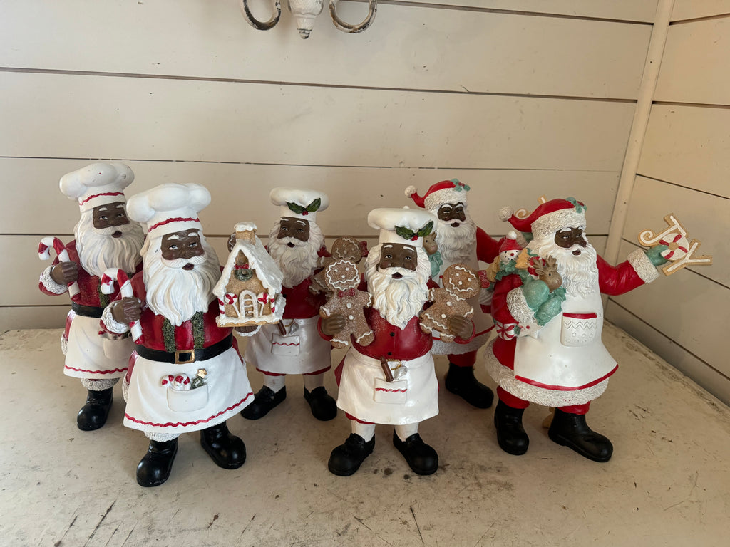 Resin Baking Santas - Sold individually