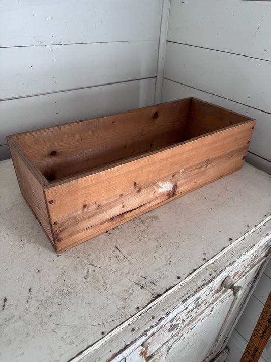 Vintage Wood Crate From England