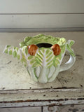Ceramic Cabbage teapot Planter Maddix of California