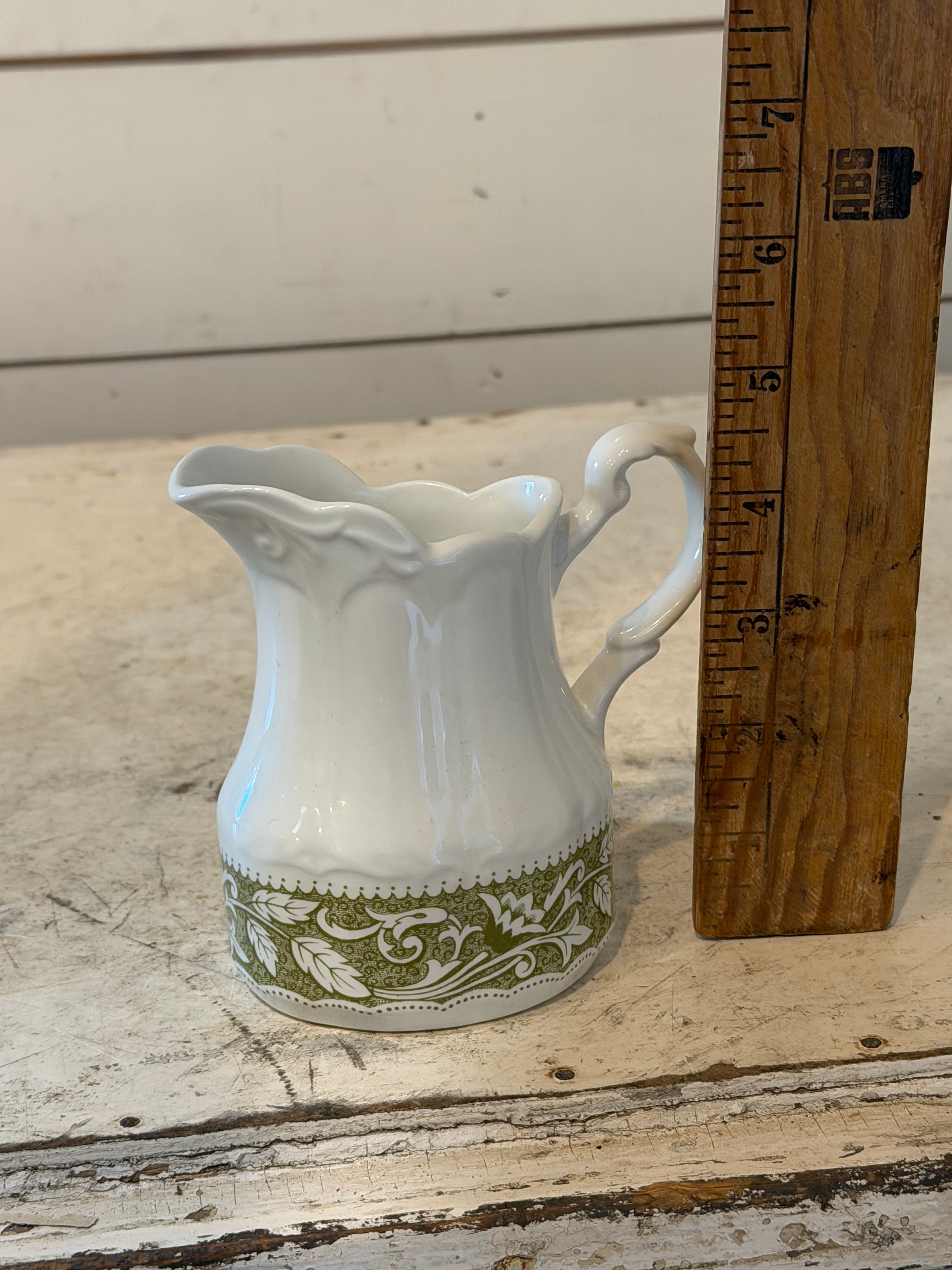 Vintage Ironstone Dishes "Renaissance Green" pattern by J & G Meakin SOLD INDIVIDUALLY