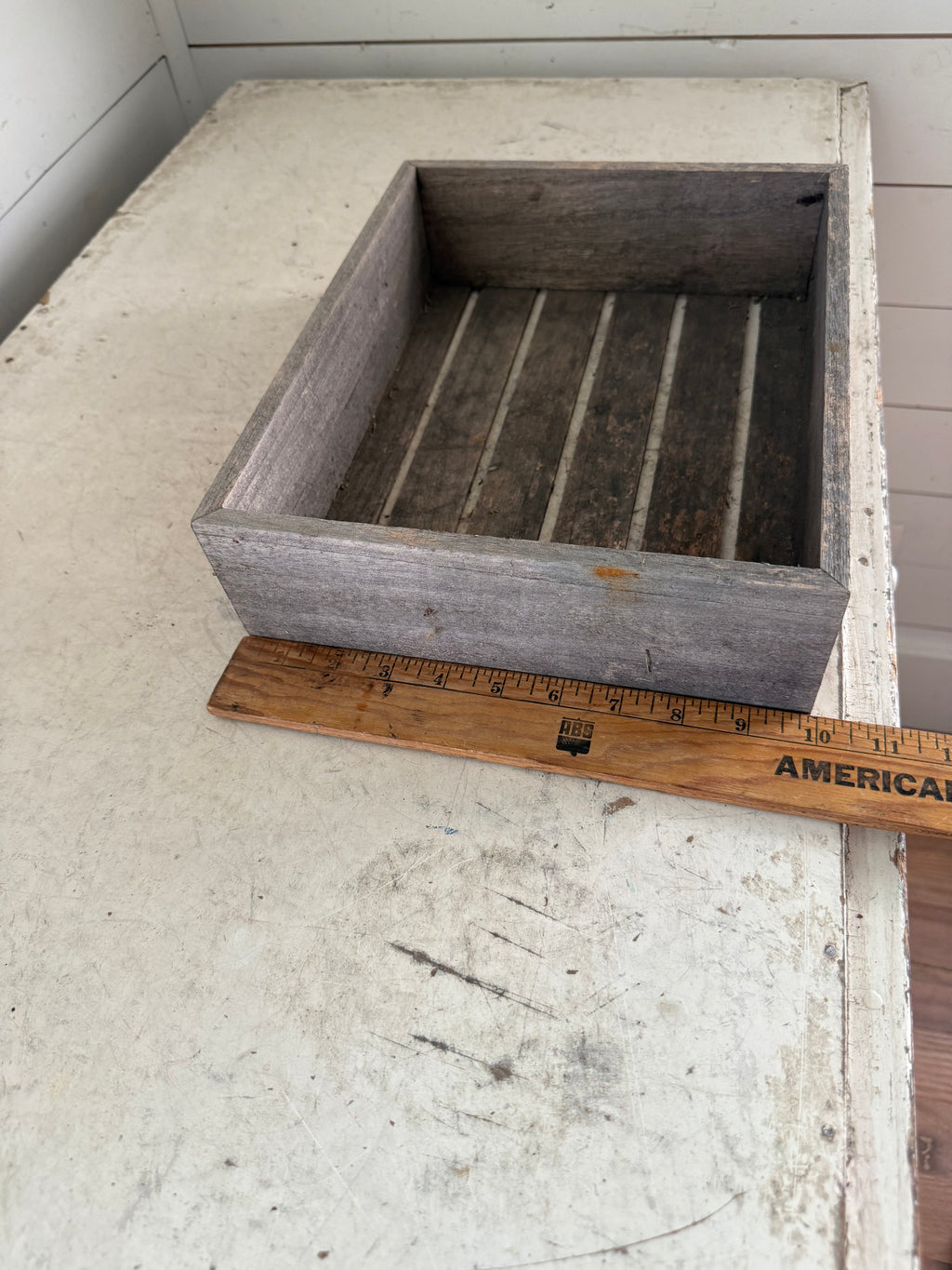 Salvage planter box