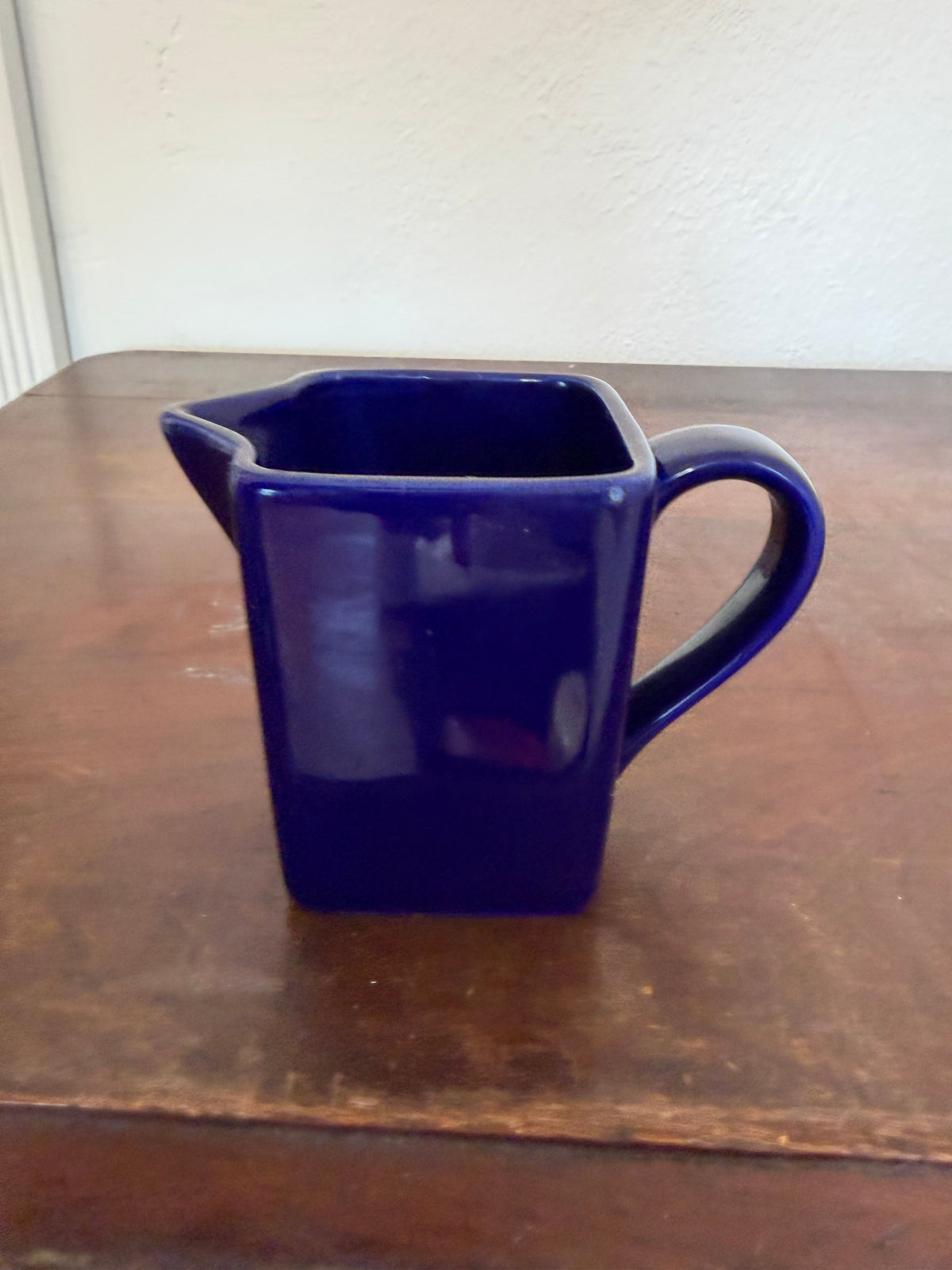 Cobalt blue ceramic creamer - sold individually