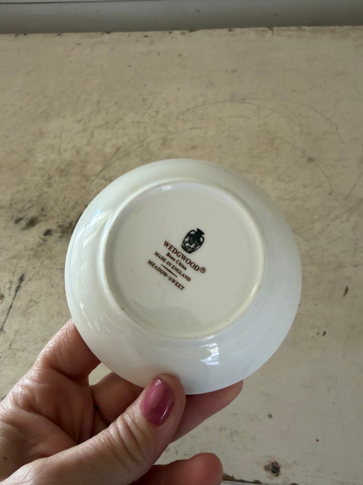 Wedgwood Meadow Sweet bone china pin dish