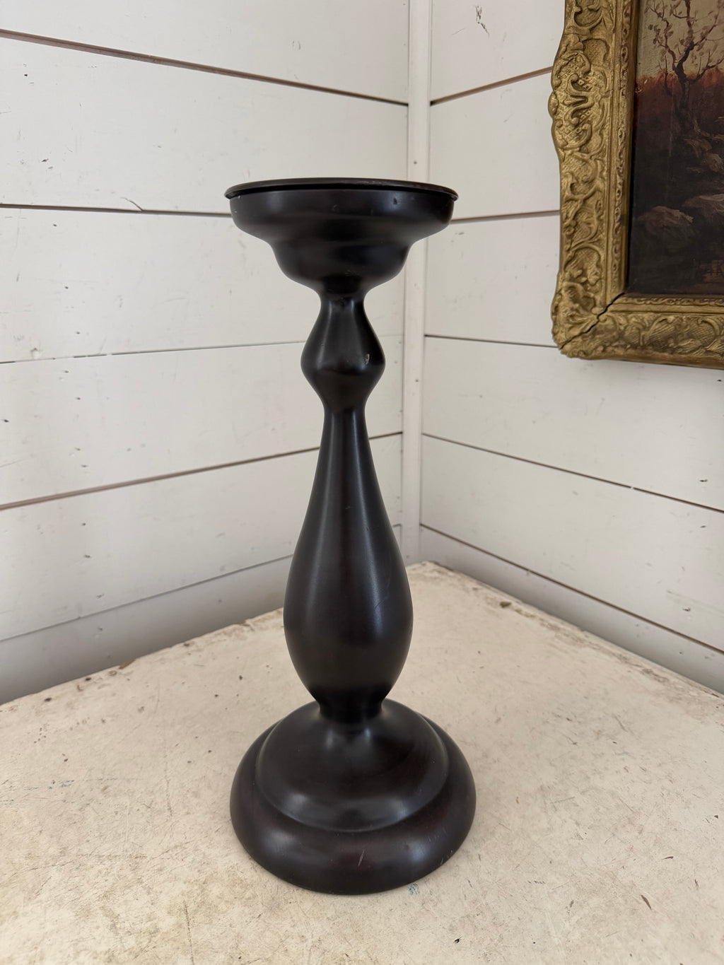Large Black candlestick will get makeover