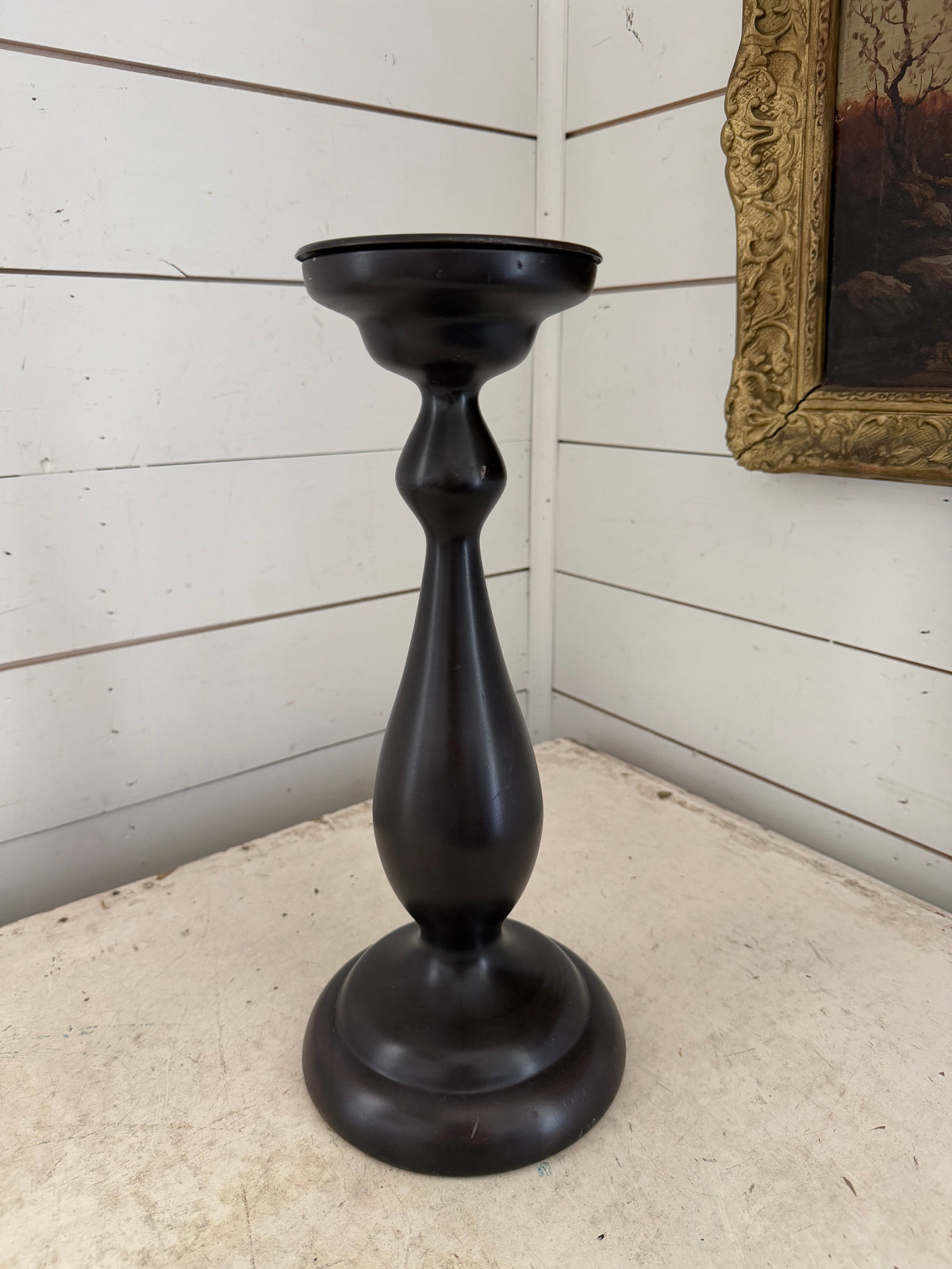 Large Black candlestick will get makeover